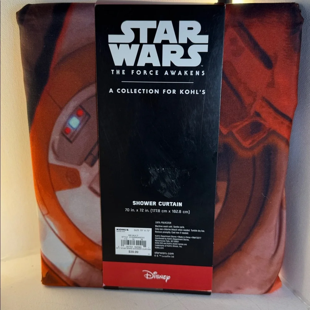 New Star Wars Ep 7 shower curtain